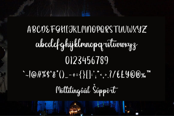 Dunky Dreams Font PNG with transparent background - Preview 4