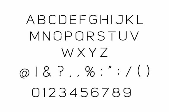 Gotenk Font PNG with transparent background - Preview 3