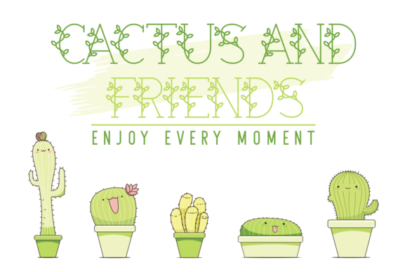 Green Plants Font - Preview 3