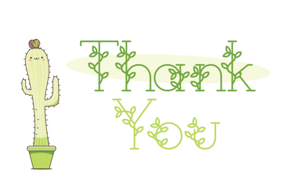 Green Plants Font - Preview 4