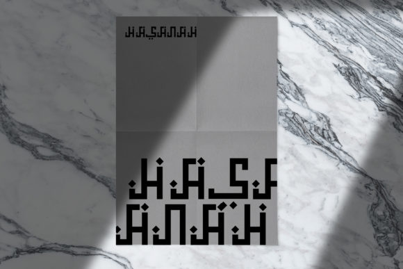 Hasanah - Arabic Style Typeface Font PNG with transparent background - Preview 6