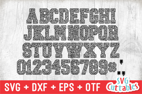 JP Leopard Font PNG with transparent background - Preview 2