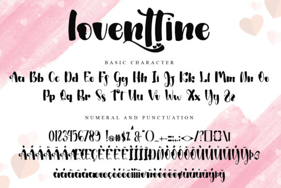 Loventtine Font PNG with transparent background - Preview 6