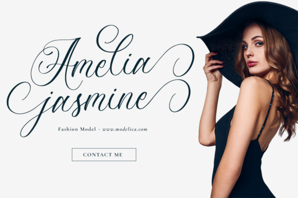 Luxuryone Calligraphy Font PNG with transparent background - Preview 1