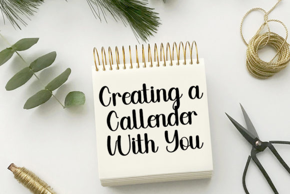 Miss Christmas Font PNG with transparent background - Preview 3