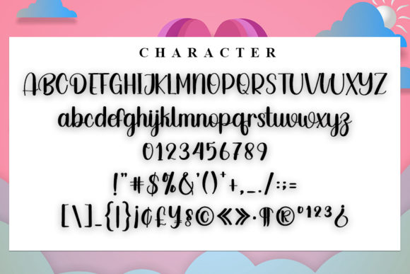 Miss Christmas Font PNG with transparent background - Preview 5