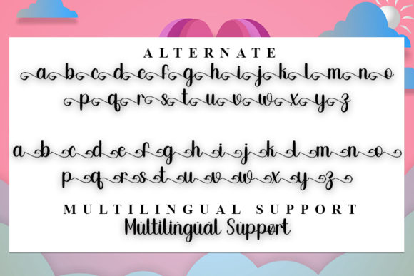 Miss Christmas Font PNG with transparent background - Preview 6