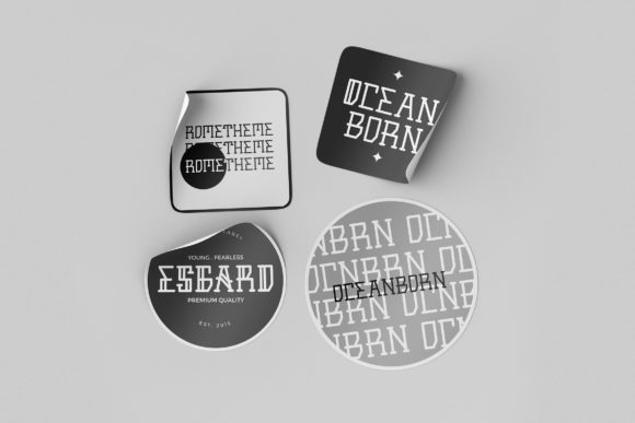 Oceanborn - Display Font PNG with transparent background - Preview 2