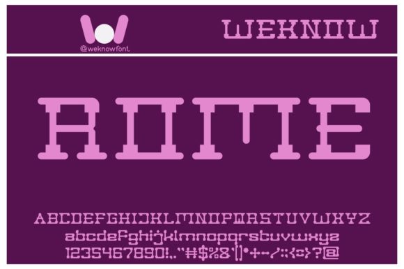 Post Rock Font PNG with transparent background - Preview 3
