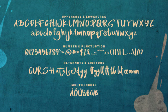 Rastie Font PNG with transparent background - Preview 5