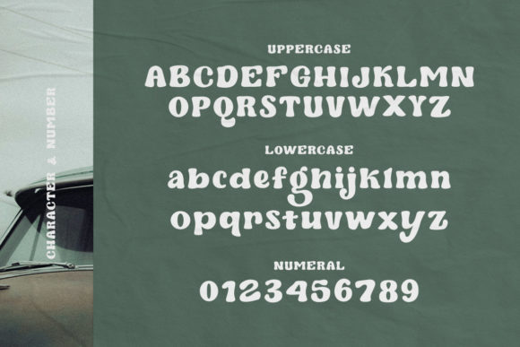 Retro Sick Font PNG with transparent background - Preview 1