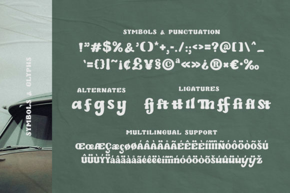 Retro Sick Font PNG with transparent background - Preview 2