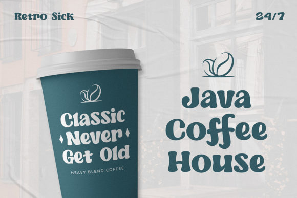 Retro Sick Font PNG with transparent background - Preview 6