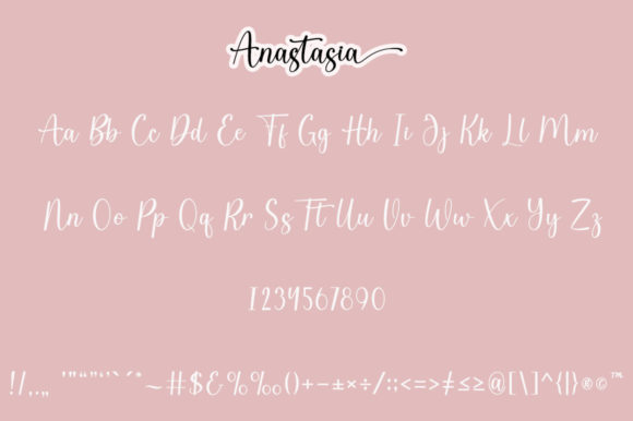 Anastasia Font - Preview 4