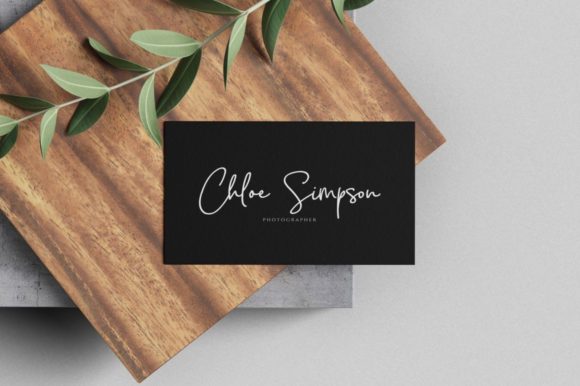 Blink High Signature Font PNG with transparent background - Preview 2