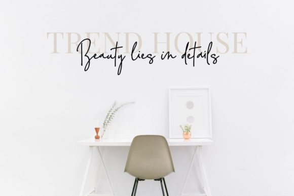 Blink High Signature Font PNG with transparent background - Preview 4