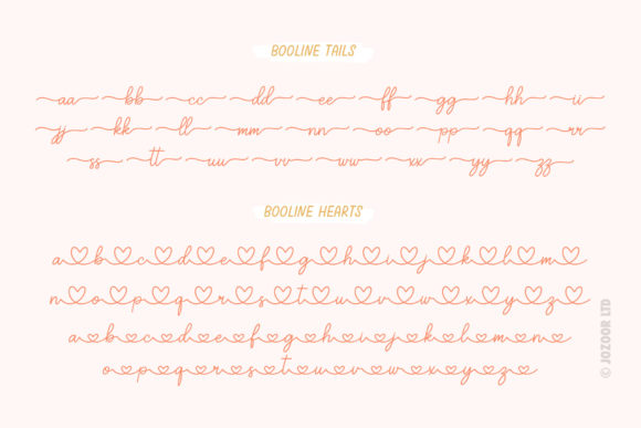 Booline Morning Font - Preview 6