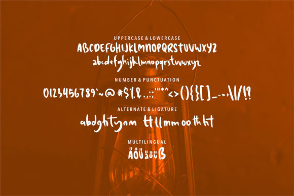 Lembayung Font font preview - 5