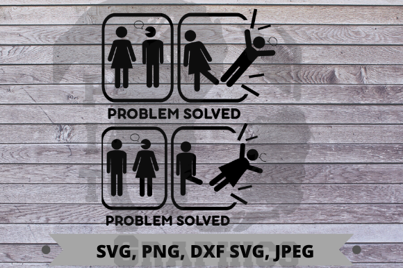 Problem Solved Graphic by Rachel Jackson · Creative Fabrica