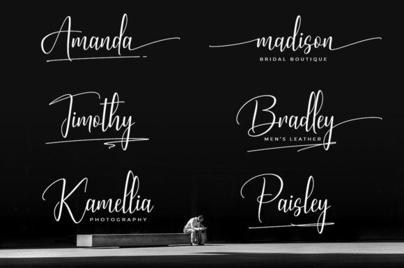 Rosallyn Signature Font PNG with transparent background - Preview 1
