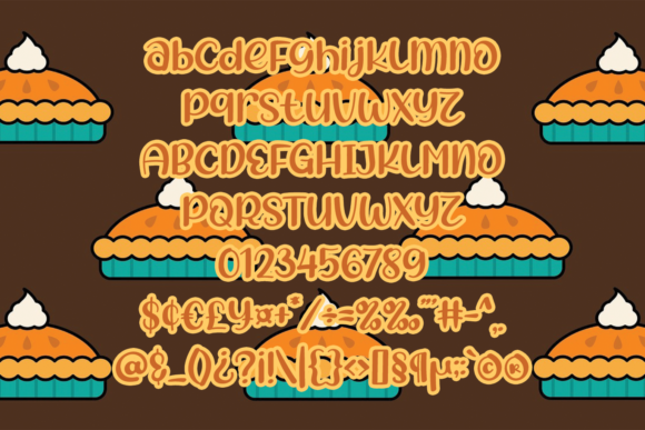 Salmonpie Font PNG with transparent background - Preview 2