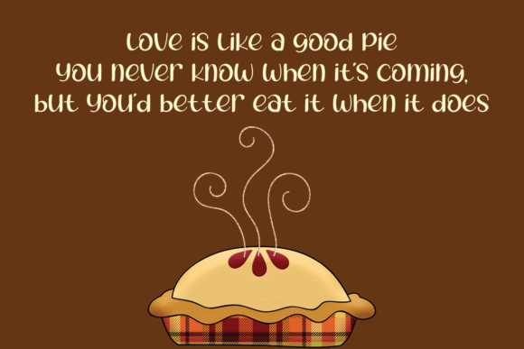 Salmonpie Font PNG with transparent background - Preview 3