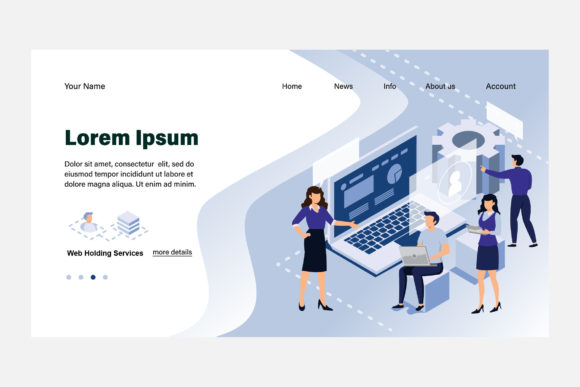 Web Development Landing Page Graphic Web Elements By alwi.chabib