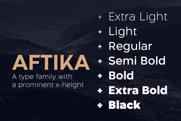 Aftika Font - Preview 3