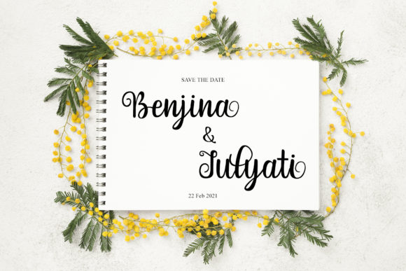 Baytina Font PNG with transparent background - Preview 3