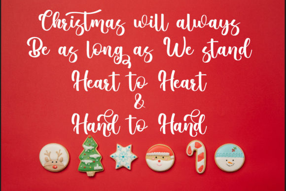 Christmas Lights Font - Preview 1