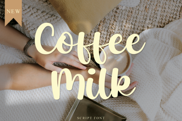 Coffee Milk Script & Handwritten Font By fana merah jambu