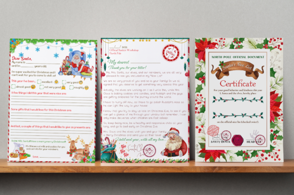 Printable Letter to Santa Set of 3