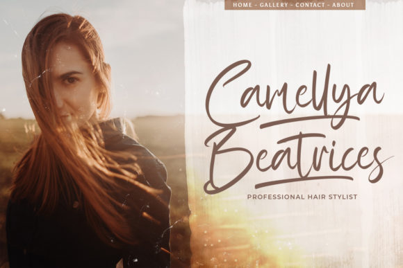 Rattfiny Script Font PNG with transparent background - Preview 5
