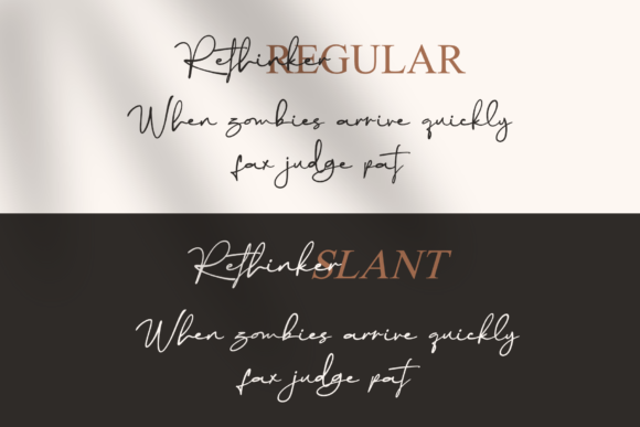 Rethinker Font PNG with transparent background - Preview 1