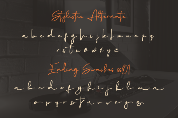 Rethinker Font PNG with transparent background - Preview 4