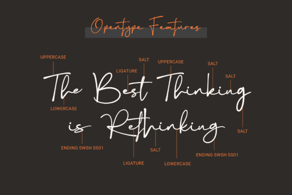 Rethinker Font PNG with transparent background - Preview 5