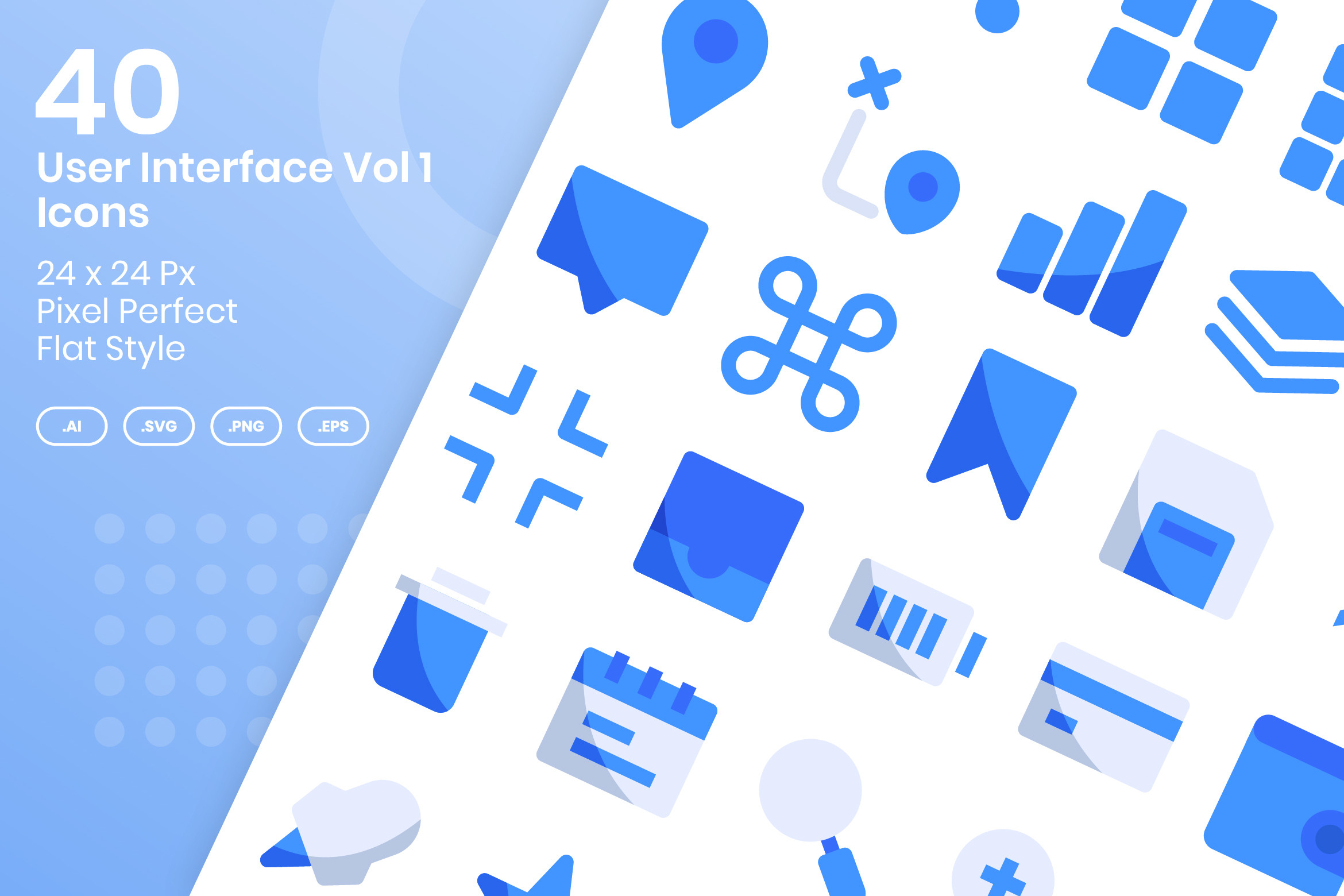 40 User Interface Vol 1 Icons - Flat Graphic by kmgdesignid · Creative ...