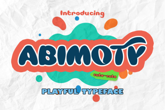 Abimoty Display Font By Sealoung