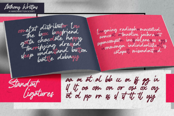 Anthony Writters Font - Preview 5