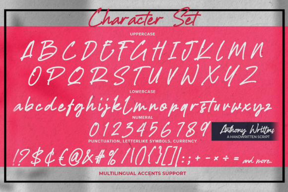 Anthony Writters Font - Preview 6