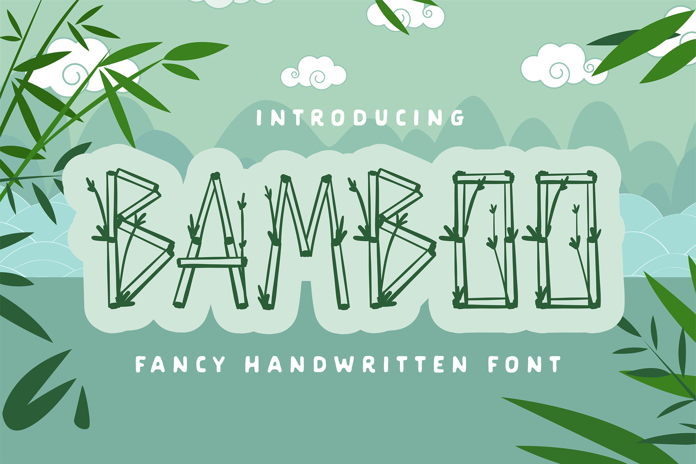 Bamboo Font by Vunira  Creative Fabrica