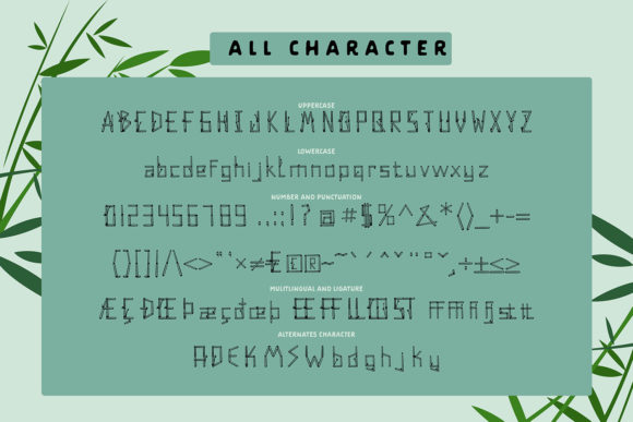 Bamboo Font - Preview 5