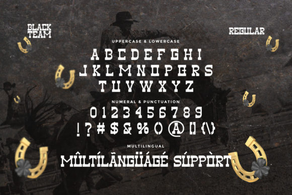 Black Team Font - Preview 3
