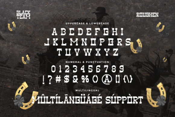 Black Team Font - Preview 5