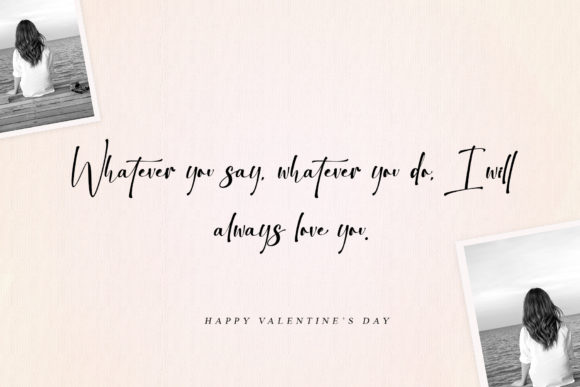 Blacker Valentine Font - Preview 1