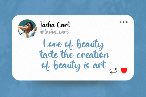 Blue Elfira Font - Preview 6