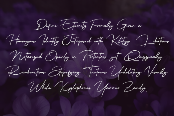 Bougenville Font - Preview 4