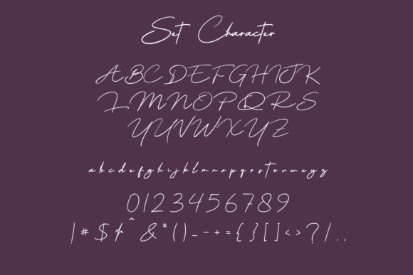 Bougenville Font - Preview 6