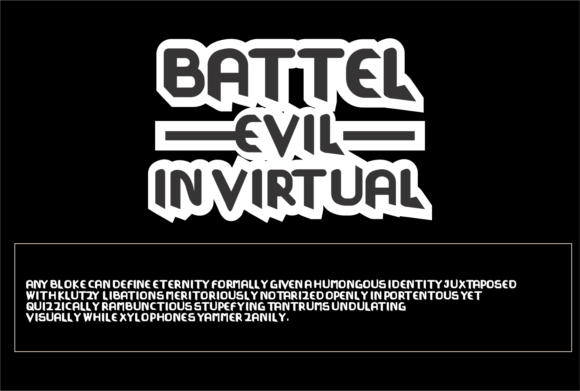 Combat Combo Font - Preview 2