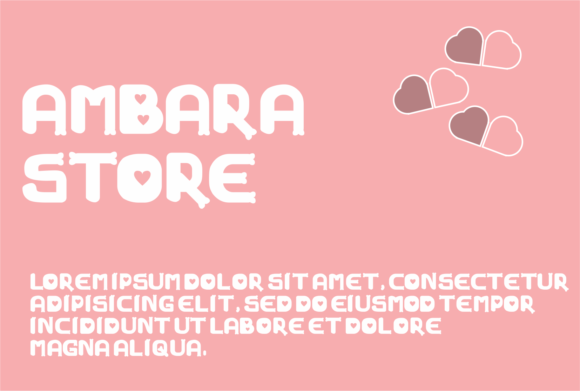 Cute Love Font - Preview 1